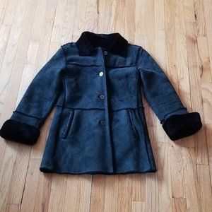 Robert Mann Furs  Suede Shearling coat